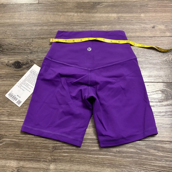 NWT Lululemon Align High-Rise Short 6" (College Purple) Size 2 - Picture 6 of 6